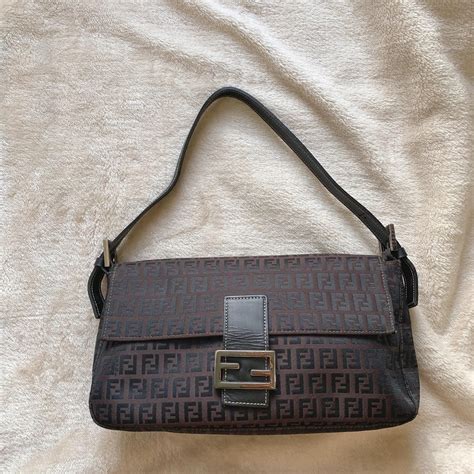 vintage fendi baguette black